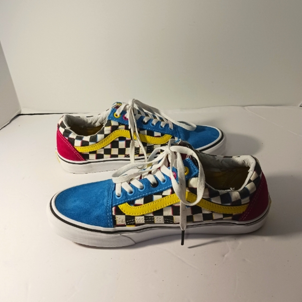 Vans old Skool low suede checkerboard